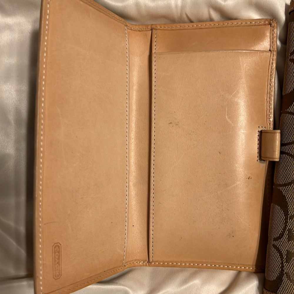 Coach Wallet And Check Book Cover View 3